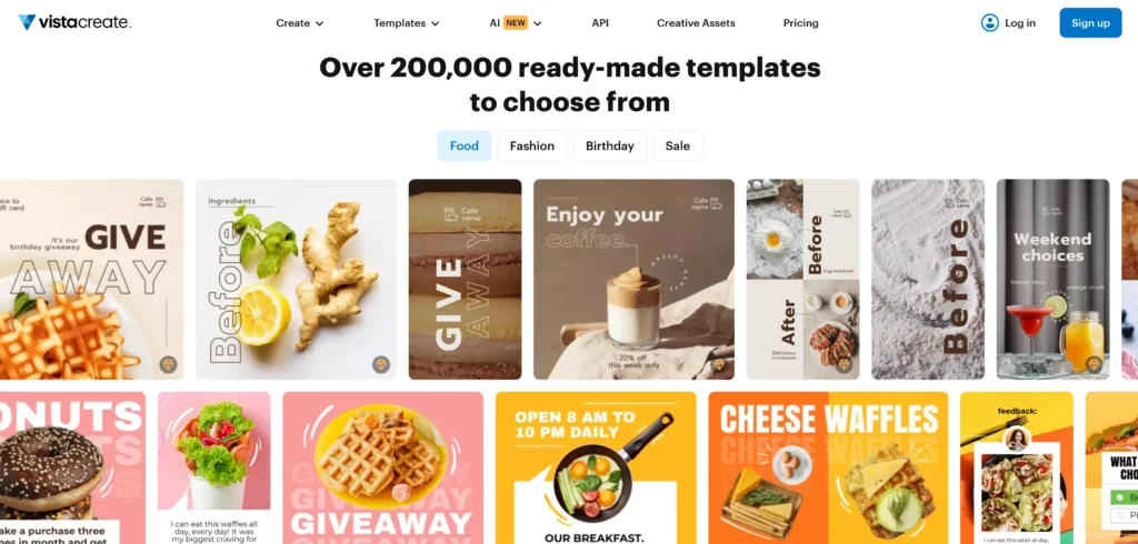 VistaCreate - One of the best alternatives to Canva in all aspects